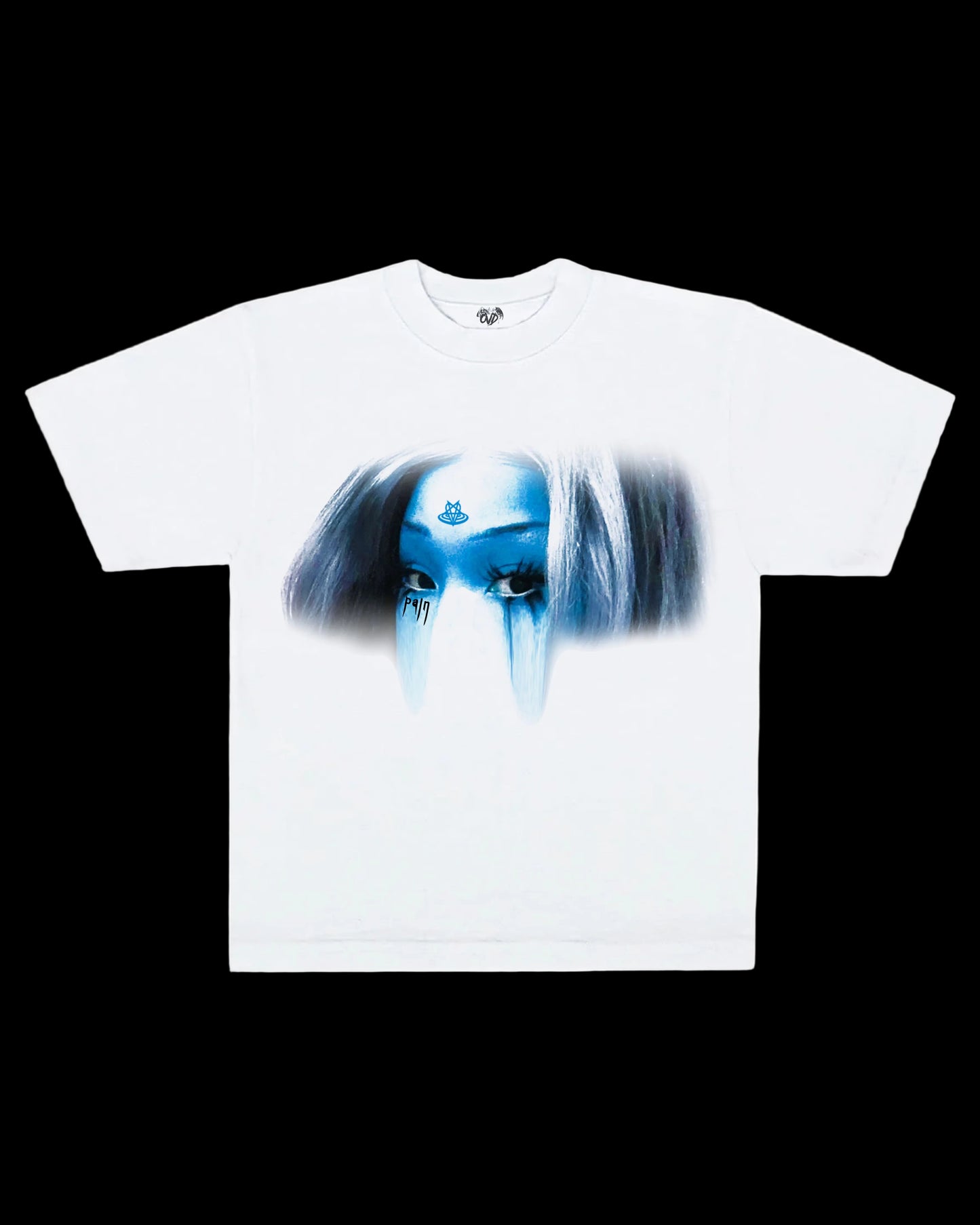 "PAIN" TEE - BLUE