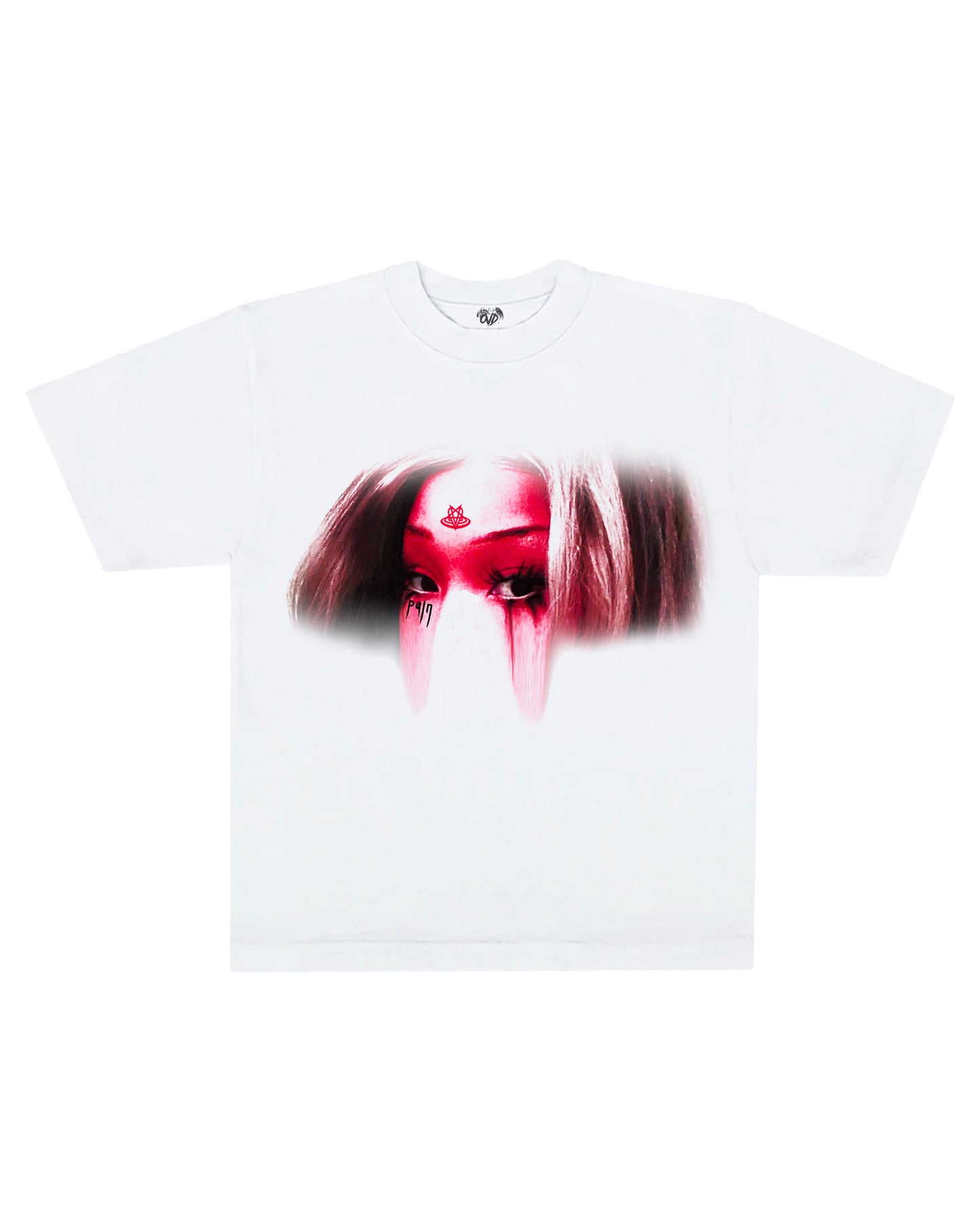 "PAIN" TEE - RED